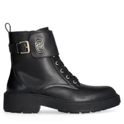 Anfibi Donna LIU JO London 03 in Pelle Nera