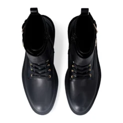 Anfibi Donna LIU JO London 03 in Pelle Nera