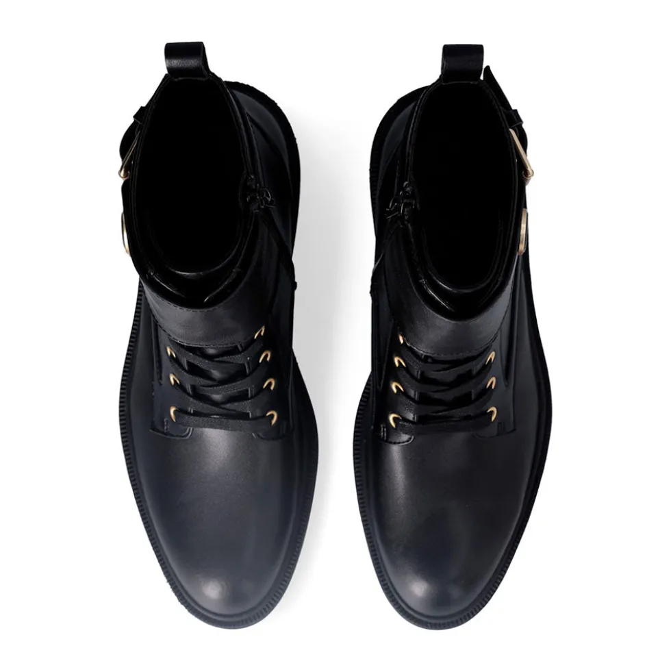 Anfibi Donna LIU JO London 03 in Pelle Nera