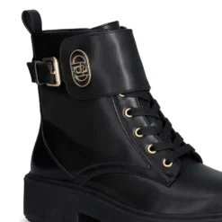 Anfibi Donna LIU JO London 03 in Pelle Nera