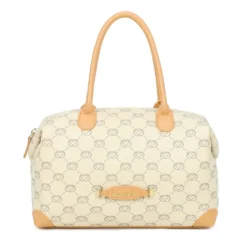 Bauletto Donna a Mano BRACCIALINI linea Monogram in Pelle Beige