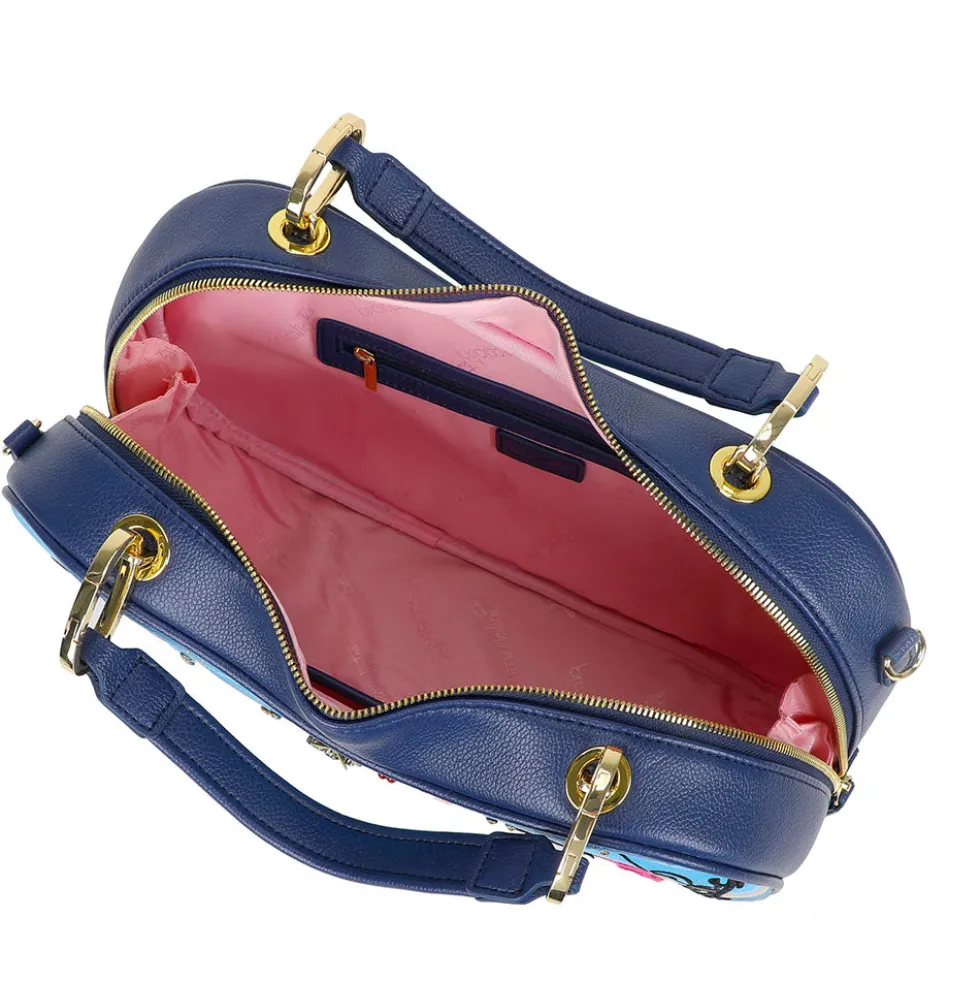 Bauletto Donna a Mano BRACCIALINI linea Cartoline Looney Tunes stampa Parigi