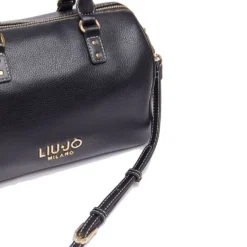 Bauletto Donna a Mano LIU JO Better effetto Bottalato Nero