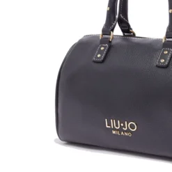 Bauletto Donna a Mano LIU JO Better effetto Bottalato Nero