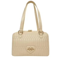 Bauletto Donna a Spalla LOVE MOSCHINO linea Bubby Love in Ecopelle color Burro