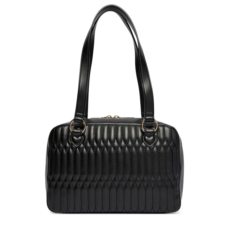 Bauletto Donna a Spalla LOVE MOSCHINO linea Bubby Love in Ecopelle Nera