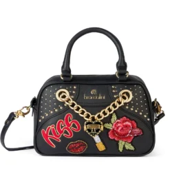 Bauletto Donna BRACCIALINI linea Rock colore Nero