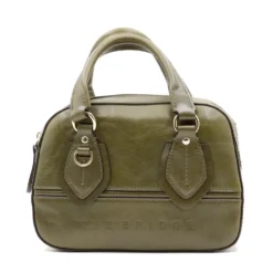 Bauletto Donna Mini THE BRIDGE linea Daphne in Pelle Verde Timo