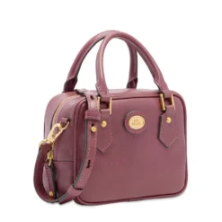 Bauletto Donna Mini THE BRIDGE linea Story in Pelle Viola Orchidea