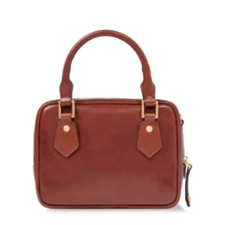 Bauletto Donna Mini THE BRIDGE linea Story in Pelle Marrone