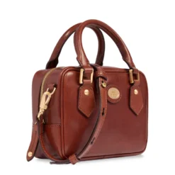 Bauletto Donna Mini THE BRIDGE linea Story in Pelle Marrone
