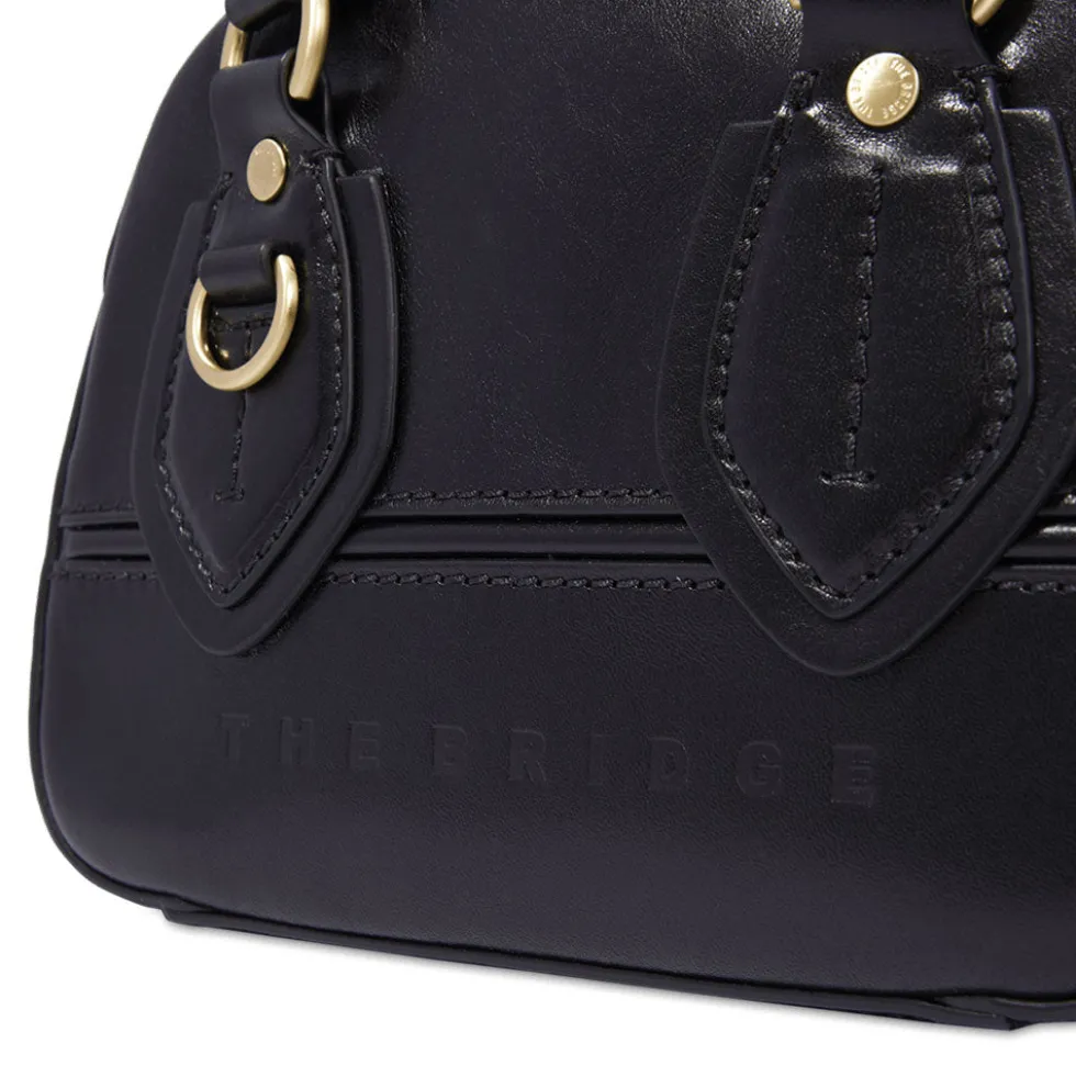 Bauletto Donna Mini THE BRIDGE linea Daphne in Pelle Nera