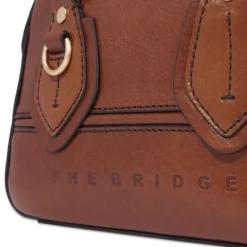 Bauletto Donna Mini THE BRIDGE linea Daphne in Pelle Marrone