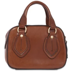 Bauletto Donna Mini THE BRIDGE linea Daphne in Pelle Marrone