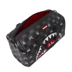Bauletto Unisex SPRAYGROUND stampa Gray Peeking Character Check