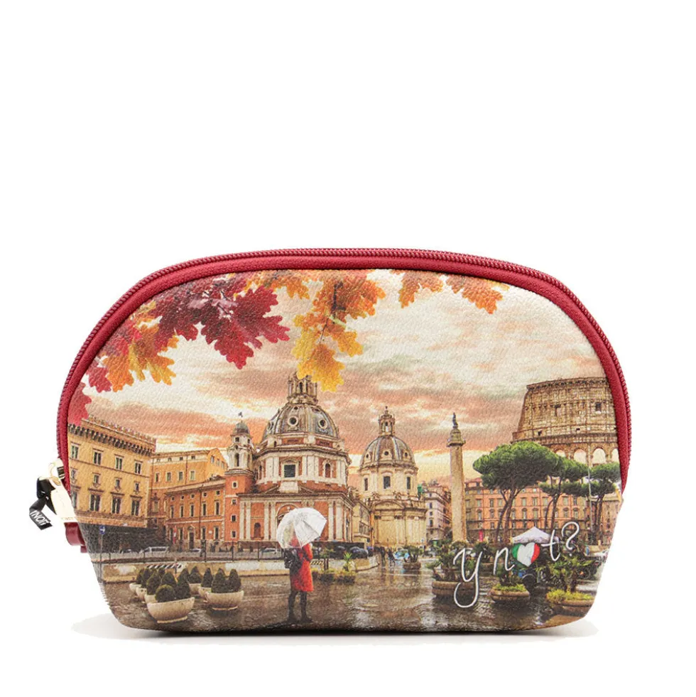 Beauty Case Y NOT YES-652 stampa Rome Raining