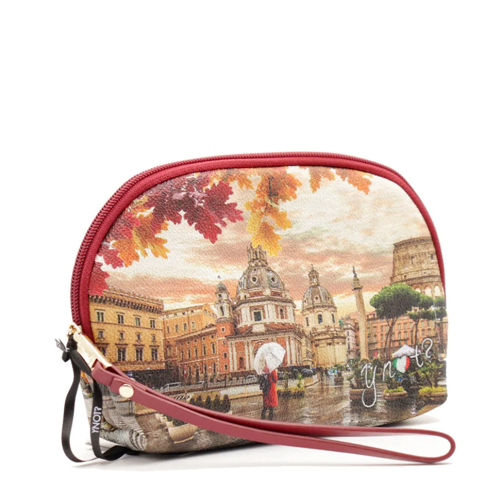 Beauty Case Y NOT YES-652 stampa Rome Raining