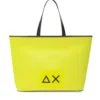 Borsa a Mano Media SUN68 linea Jacqueline in Scuba Giallo Fluo
