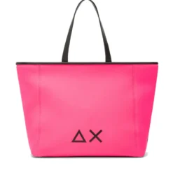 Borsa a Mano Media SUN68 linea Jacqueline in Scuba Fuxia Fluo