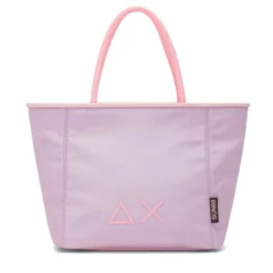 Borsa a Mano Small SUN68 linea Jacqueline in Nylon colore Lilla