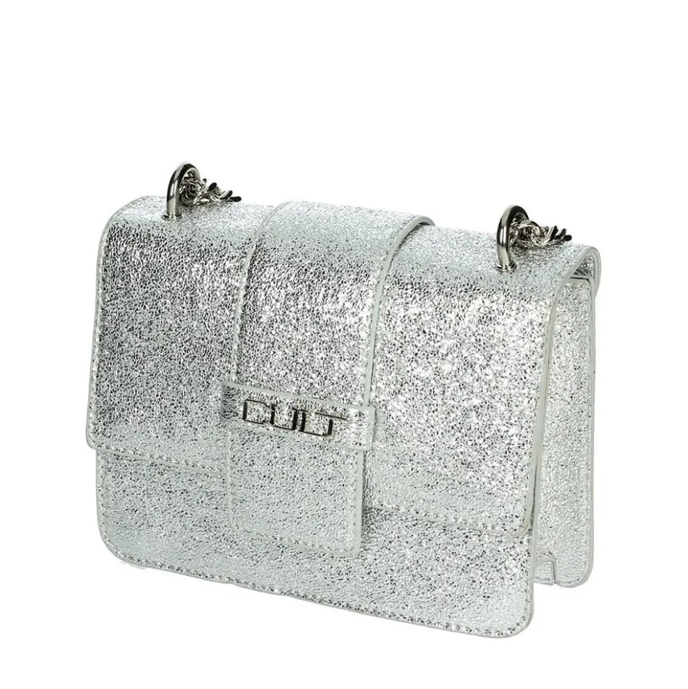 Borsa a Spalla CULT linea Gwen Laminata Silver