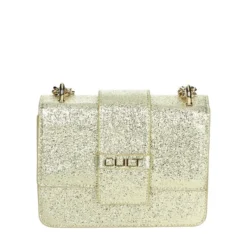 Borsa a Spalla CULT linea Gwen Laminata color Oro