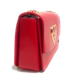 Borsa a Spalla e a Tracolla LOVE MOSCHINO Rossa con Cuore Rosso con Logo
