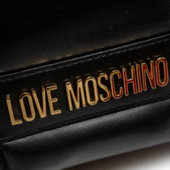 Borsa a Spalla LOVE MOSCHINO linea Puffy Logo Trapuntata Imbottita Nera