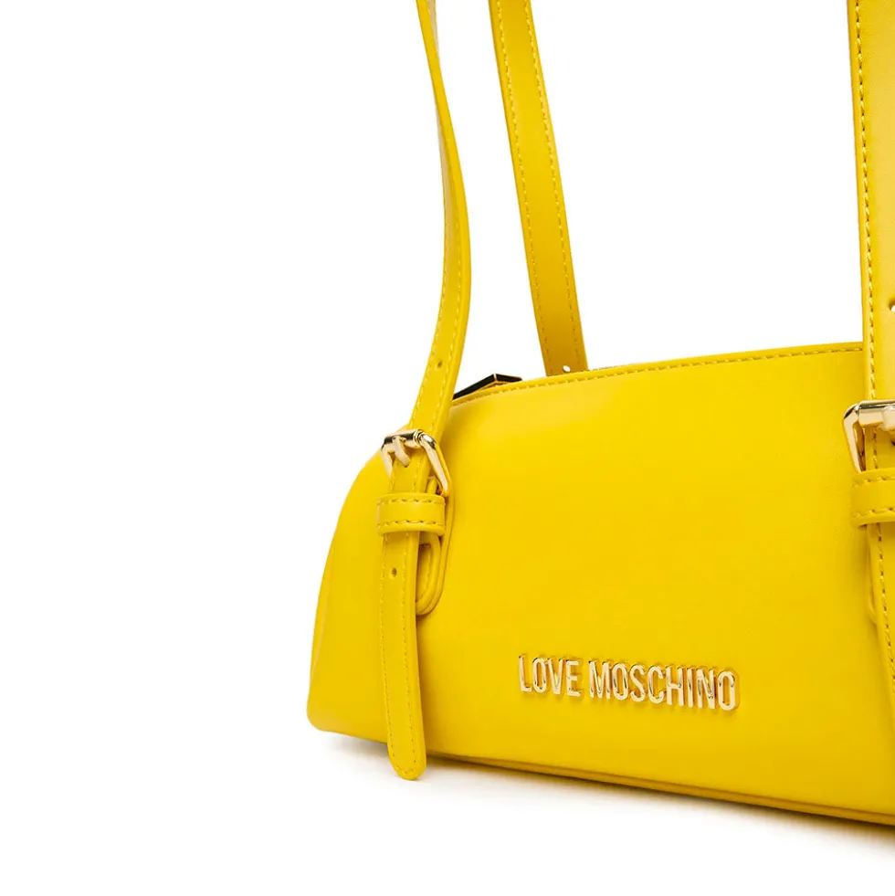 Borsa Bauletto a Spalla LOVE MOSCHINO linea Smart Daily Bag color Ambra