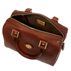 Borsa Donna a Bauletto a Mano THE BRIDGE in Pelle Marrone linea Story