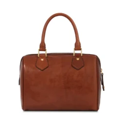 Borsa Donna a Bauletto a Mano THE BRIDGE in Pelle Marrone linea Story