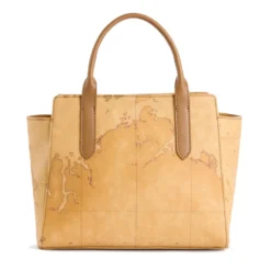 Borsa Donna a Mano 1A Classe Alviero Martini linea Escape Geo stampa Geo Classic e Cuoio LE61