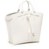 Borsa Donna a Mano a Secchiello COCCINELLE in Pelle Colore Blanco linea Flores