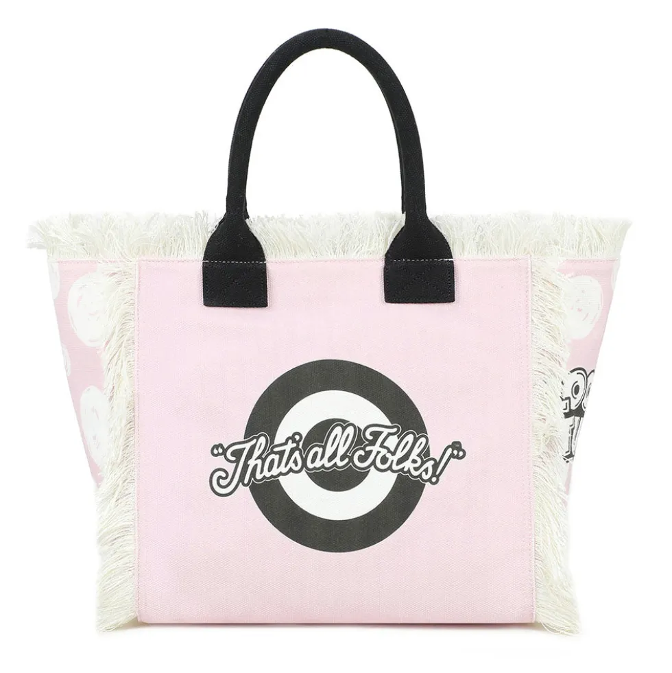 Borsa Donna a Mano BRACCIALINI linea Summer LT in Canvas stampa Looney Tunes