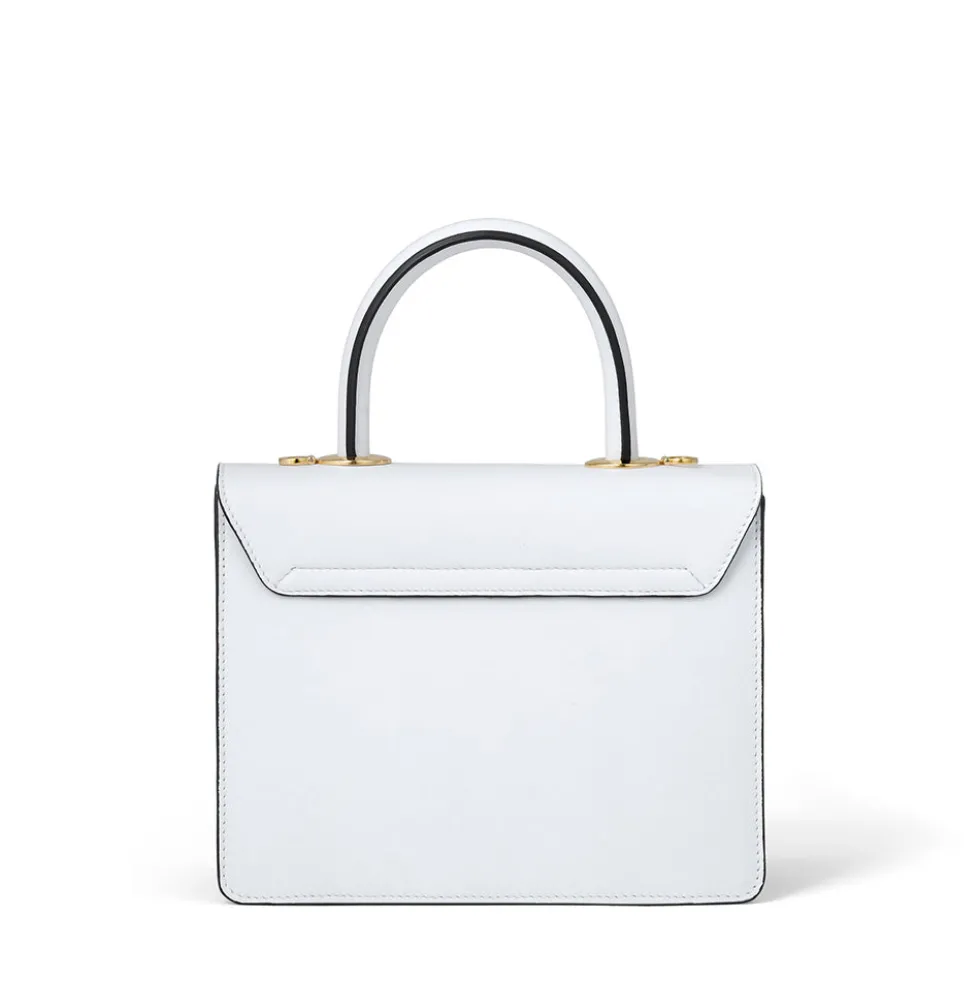 Borsa Donna a Mano BRACCIALINI linea Audrey Bugs Bunny in Pelle Bianca