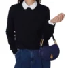 Borsa Donna a Mano COCCINELLE in Pelle Linea Magie Colore Royal Blue Misura Small