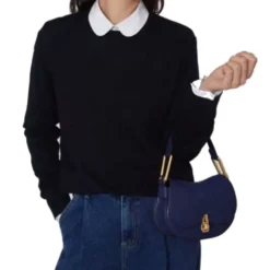 Borsa Donna a Mano COCCINELLE in Pelle Linea Magie Colore Royal Blue Misura Small