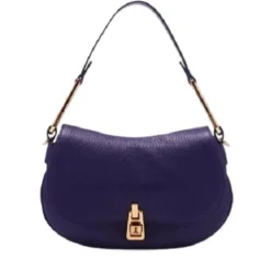 Borsa Donna a Mano COCCINELLE in Pelle Linea Magie Colore Royal Blue Misura Small