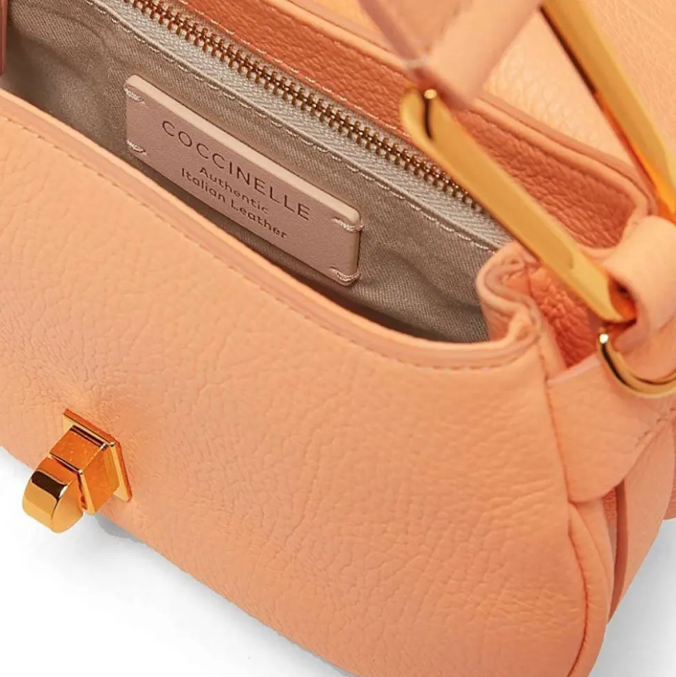 Borsa Donna a Mano COCCINELLE in Pelle Linea Magie Colore Sunrise Misura Small