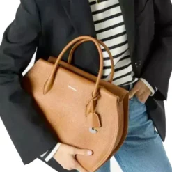 Borsa Donna a Mano COCCINELLE in Pelle Linea Lord colore Cuir