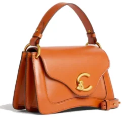 Borsa Donna a Mano COCCINELLE in Pelle linea C-Me Calf Cocker Small Colore Crab