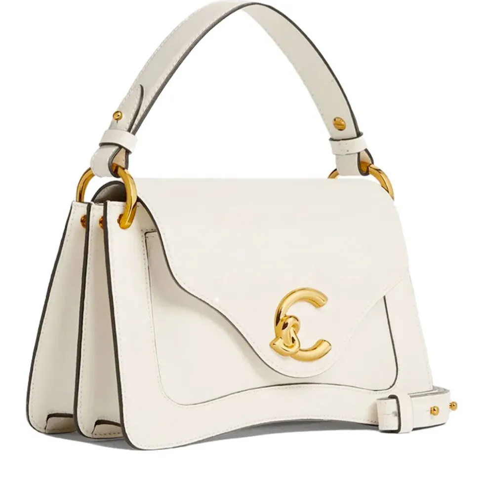 Borsa Donna a Mano COCCINELLE in Pelle linea C-Me Calf Cocker Small Colore Pearl