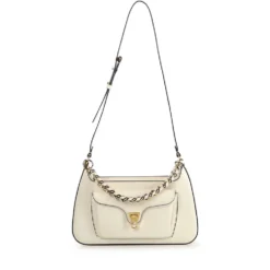 Borsa Donna a Mano COCCINELLE in Pelle linea Beat Generation Medium Colore Pearl