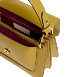Borsa Donna a Mano COCCINELLE in Pelle linea C-Me Calf Cocker Small Colore Seagrass