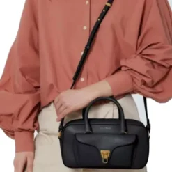 Borsa Donna a Mano COCCINELLE in Pelle linea Beat Soft Colore Brillant White