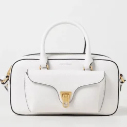 Borsa Donna a Mano COCCINELLE in Pelle linea Beat Soft Colore Brillant White