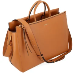 Borsa Donna a Mano COCCINELLE in Pelle linea Arlettis Colore Cuir Misura Grande