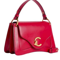 Borsa Donna a Mano COCCINELLE in Pelle linea C-Me Calf Cocker Small Colore Scarlet