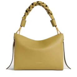 Borsa Donna a Mano COCCINELLE linea Boheme Small in Pelle Seagrass - Sandshell