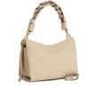 Borsa Donna a Mano COCCINELLE linea Boheme Small in Pelle Sandshell - Seagrass